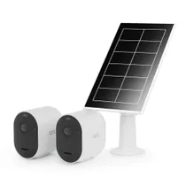 Arlo Pro 5 Überwachungskamera außen - 2er Set weiß + Solarpanel