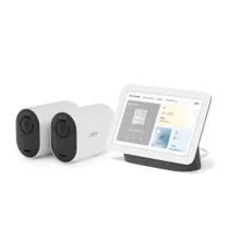 Arlo Ultra 2 XL Überwachungskamera außen - 2er Set weiß + Google Nest Hub 2.Gen