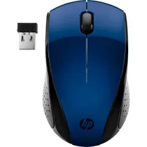 HP 220 Maus Schwarz/Blau kabellos für Links- & Rechtshänder