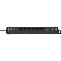 Brennenstuhl Premium Line USB Power Delivery Steckdosenleiste 6-fach 3m schwarz