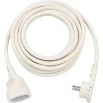 Brennenstuhl Qualitäts-Kunststoff-Verlängerungskabel m. Flachstecker-Stecker 5m