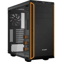 be quiet! Pure Base 600 Tempered Glass Window orange