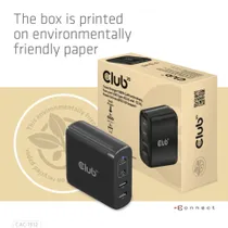 Club3D CAC-1912EU Ladegerät 2x USB Typ C, 2x USB Typ A, PD 100W