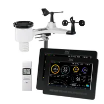 dnt WiFi-Wetterstation WeatherScreen PRO mit Zusatzdisplay