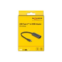 Delock USB Type-C™ Adapter zu HDMI (DP Alt Mode) 8K mit HDR Funktion Aluminium