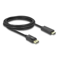 Delock Kabel DisplayPort 1.1 Stecker  High Speed HDMI-A Stecker Passiv 2 m