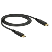 DeLOCK 83661 USB 3.1 Gen 2 (10 Gbps) Kabel PD 3 A E-Marker 1.00 m schwarz