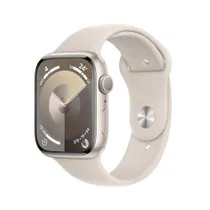 Apple Watch Series 9 Aluminium 45mm polarstern (Sportarmband polarstern) S/M