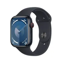 Apple Watch Series 9 Cellular Aluminium 45mm mitternacht (Sportarmband mitternacht) M/L