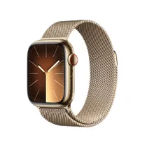 Apple Watch Series 9 Cellular Edelstahl 41mm gold (milanaise gold)