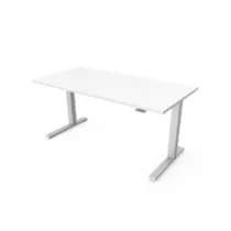 Humanscale Float höhenverstellbarer Tisch 800x1400mm, weiß