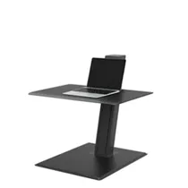 Humanscale QuickStand Eco Laptop Steh-/Sitzarbeitsplatz, schwarz