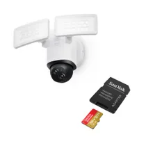 eufy E340 Überwachungskamera 3K Floodlight Dual-Cam Outdoor + 128 GB SD-Karte