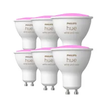 Philips Hue White & Color Ambiance GU10 350lm, 6er Pack 