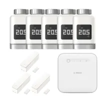 Bosch Smart Home Starter Set Smarte Heizung • 5 Thermostate • 3 Fensterkontakte