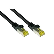 Good Connections Patchkabel mit Cat. 7 Rohkabel S/FTP 60m schwarz 