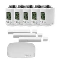 Homepilot Starter Set Smarte Heizung • 5 Thermostate • 3 Tür-/Fensterkontakte