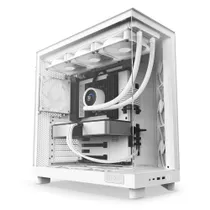 NZXT H6 Flow - Mid-Tower Airflow Gaming Gehäuse Weiß Glasfenster