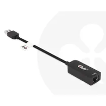 Club3D CAC-1420 USB 3.2 Gen1 Type A auf RJ45 2.5Gbps 0.24 m schwarz