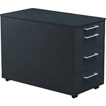 Schubladencontainer auf Rollen, 570x800mm, 3 Schubl., anthrazitgrau