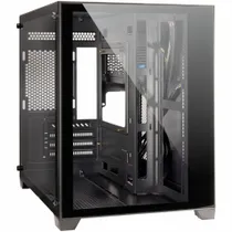 Inter-Tech C-501 Aspect Gaming Gehäuse, Tempered Glass, Schwarz 