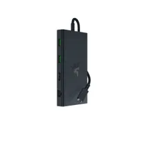 RAZER USB-C Dock - Schwarz - 4K, 2xUSB-C, 4xUSB-A, Ethernet, HDMI, 3,5mm Klinke