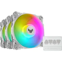 ASUS TUF GAMING TF120 ARGB Gehäuselüfter, 3er Set, white 120 mm, PWM 