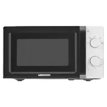 Medion MD 11475 Mikrowelle schwarz/weiß 20l