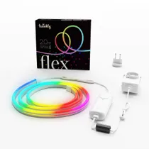 twinkly Smarte, flexibler LED Schlauch FLEX mit RGB LED , 2 Meter, weiß, WiFi