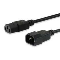 EQUIP 112100 Hochwertiges Netzkabel, C13 auf C14, 1.8m