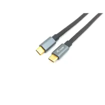 EQUIP 128354 USB 3.2 Gen 2 C auf C Kabel 1.0m PD100W 4K/60Hz 10Gbps Schwarz