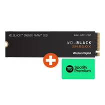 WD_BLACK SN850X NVMe SSD 4 TB M.2 2280 PCIe 4.0 + 30 Euro Spotify Premium Code