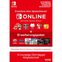 Nintendo Switch Online 12 Monate+ Erweiterungspaket Digital Code