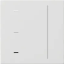 Gira S3000 Touchaufsatz System 55 Reinweiß glänzend