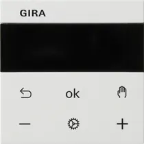 Gira S3000 Raumtemperaturregler Bluetooth System 55 Reinweiß glänzend