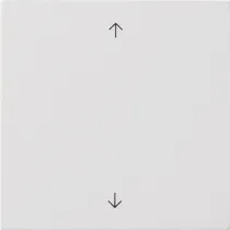 Gira S3000 Bedienaufsatz Pfeilsymbole Flächenschalter Reinweiß glänzend