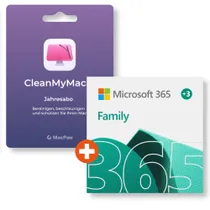 Microsoft 365 Family + MacPaw CleanMyMax X | Download & Produktschlüssel