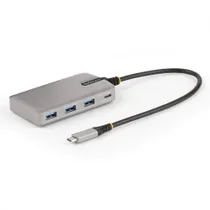 StarTech.com 4-Port USB-C Hub 3x USB-A, 1x USB-C, USB 3.2 10Gbps, DP Alt Mode 4K 60Hz, 100W Power Delivery