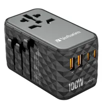 Verbatim 32121 GaN III-Universal-Reiseadapter 100W