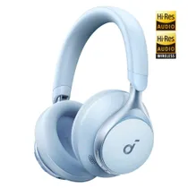 soundcore Space One True-Wireless Over-Ear Bluetooth-Kopfhörer blau