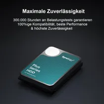 Synology 2x HAT3310-16T - 2x 16 TB 7200 rpm 512 MB 3,5 Zoll SATA 6 Gbit/s CMR Doppelpack