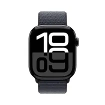 Apple Watch Series 10 LTE 46mm Diamantschwarz Aluminiumgehäuse mit Ink Sport Loop