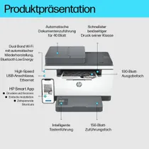 HP LaserJet Pro M234sdw S/W-Laserdrucker Scanner Kopierer USB LAN WLAN