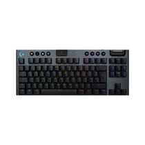 Logitech G915 X LIGHTSPEED TKL, Clicky-Switches, Schwarz, Tri-Mode-Konnektivität, KEYCONTROL, mechanische GL-Schalter und LIGHTSYNC RGB