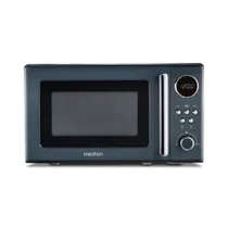 Medion MD15000 Retro Mikrowelle Solo grau 800W 20L
