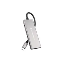 Conceptronic HUBBIES17G Schnittstellen-Hub USB 3.2 Gen 2 (3.1 Gen 2) Type-C 10000 Mbit/s Grau