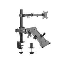 EQUIP 650119 13"-32" Notebookablage- und Monitor/LCD-Tischhalterung