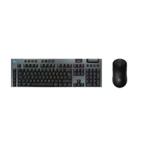 Logitech G915 X LIGHTSPEED Clicky-Switches, Schwarz + Pro X Superlight 2 Maus - Kabellose Gaming Combo