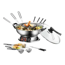 Unold 48746 Asia-Fondue Hot Pot Edelstahl