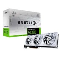 MSI GeForce RTX 5080 16G VENTUS 3X OC WHITE 16GB GDDR7 1x HDMI, 3x DP